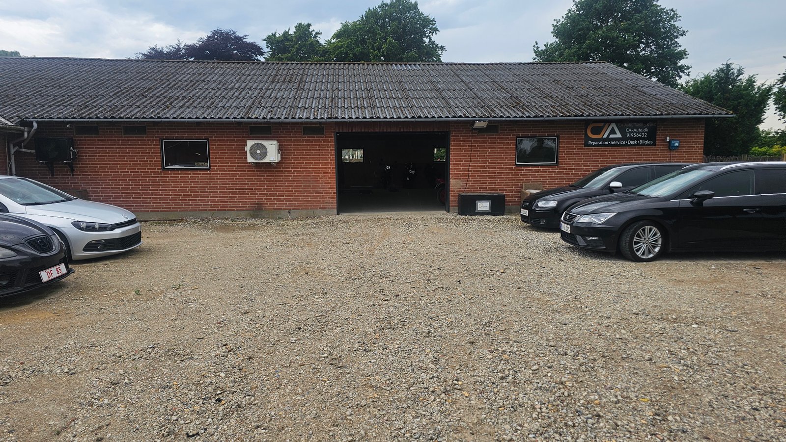 CA Auto værksted på Fyn
